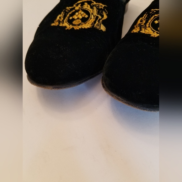 Bottega Veneta Men's  Velvet  Crest Loafer Shoes Black Size 11 Made in Italy - Picture 15 of 17